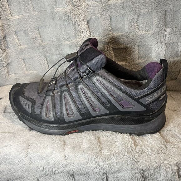 Women's Salomon Hiking XA Comp 6 Contagrip Shoes Size 8.5 Purple Ortholite Trail - Picture 11 of 16